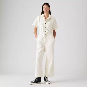 Levi's Short Sleeve Heritage Jumpsuit - White
